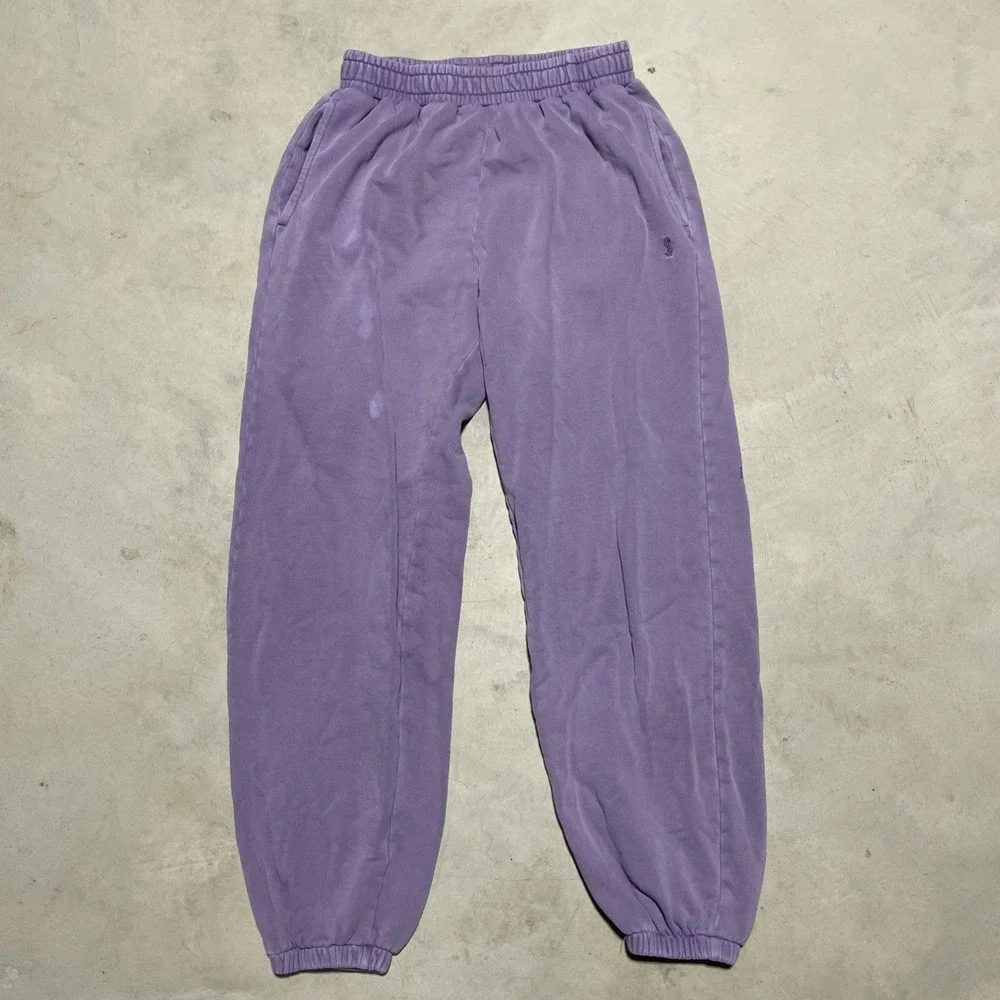 Ksubi Trak Sweatpant Joggers SZ XS Lavender Pockets Logo Gym Pumpcover